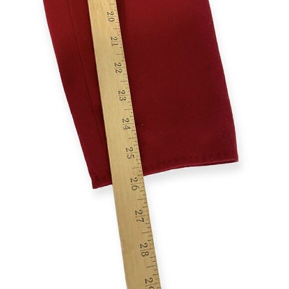 Vntg Valerie Stevens Red Wool Cashmere Button Front Blazer Coat Size 10 - Picture 10 of 12